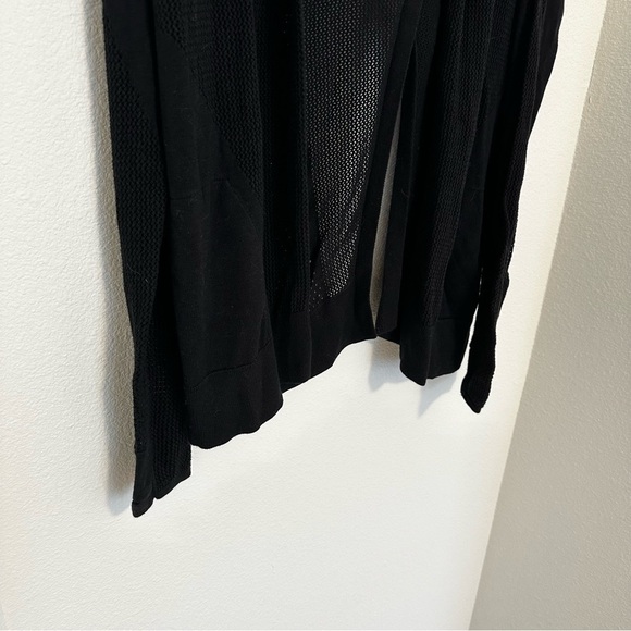 Lululemon Still Movement Wrap Cardigan Hooded Black Size Small Women’s Pockets - Picture 8 of 11